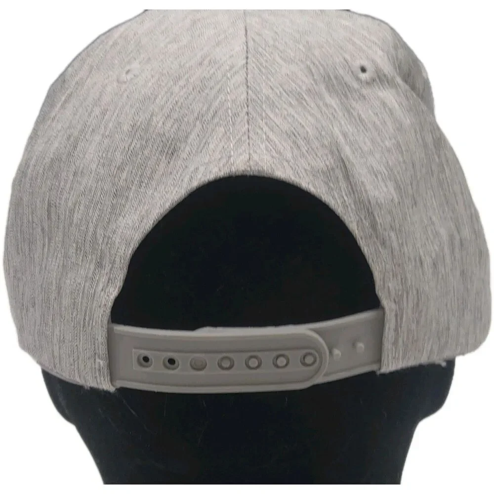 Jagermeister Embroidered Deer Logo Hat Snapback Baseball Cap Gray Black One Size